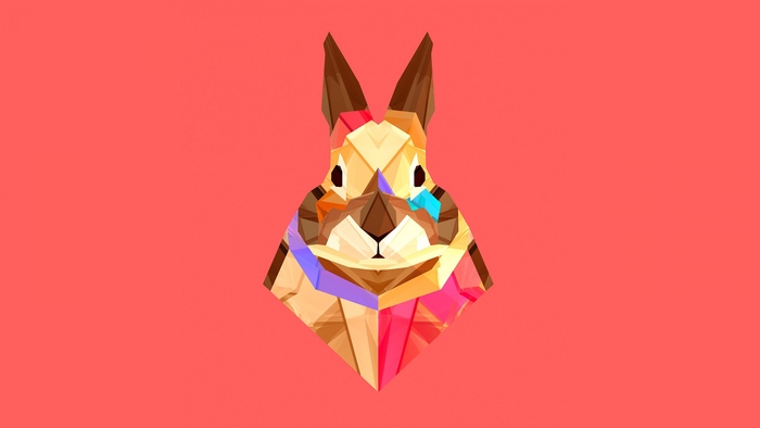 3840x2160 / rabbit, artist, digital art, vector JPG 679 kb ...