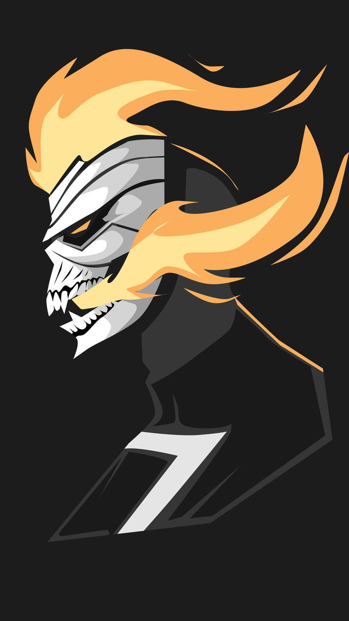 1080x1920 / 1080x1920 ghost rider, artwork, hd, artstation, artist ...